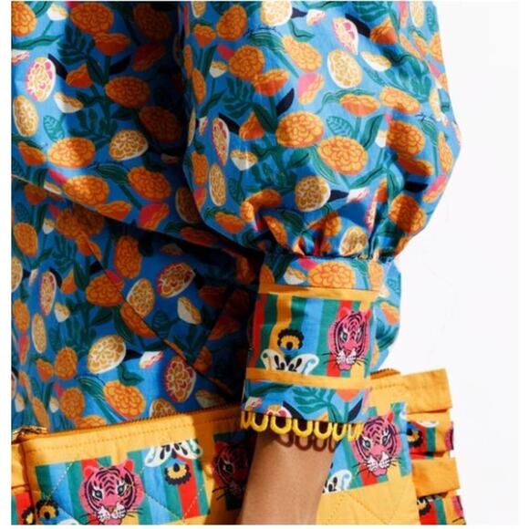 Emily Lovelock The Hailey Top in Blue - Size Small - Picture 2 of 6